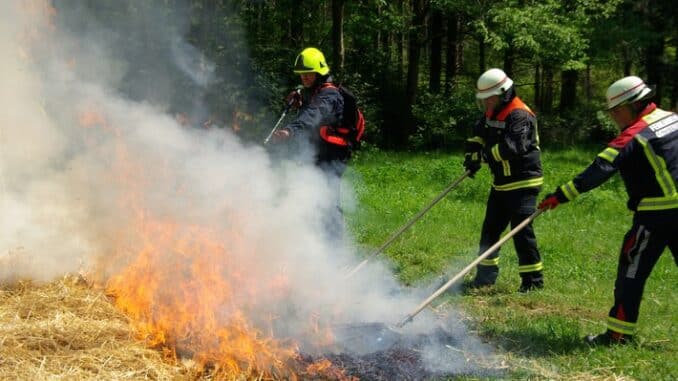FW-LFVSH: Vegetationsbrandbekämpfung: Feuerwehren des Landesfeuerwehrverbandes Schleswig-Holstein bereiten sich auf weitere trockene Sommer vor