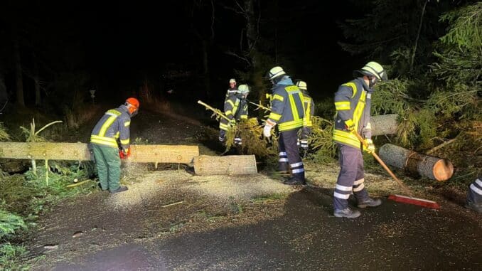 FW Lüchow-Dannenberg: +++stürmische Nacht in Lüchow-Dannenberg +++ Feuerwehren rücken zu insgesamt sieben Einsätzen aus +++ Schwerpunkt in der Samtgemeinde Elbtalaue +++