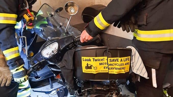 FW-M: BMW kracht gegen Motorräder (Schwabing)