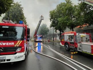 FW-M: Brand im Prinzregentenstadion (Bogenhausen)