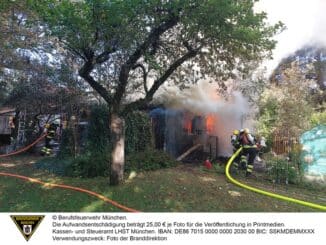 FW-M: Feuer im Gartenhaus (Allach-Untermenzing)