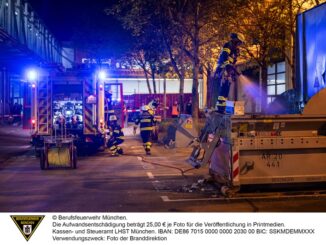 FW-M: Messewache löscht Brand (Riem)