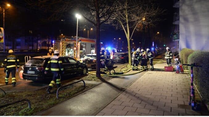 FW-M: Nächtlicher Kellerbrand (Neuhausen-Nymphenburg)