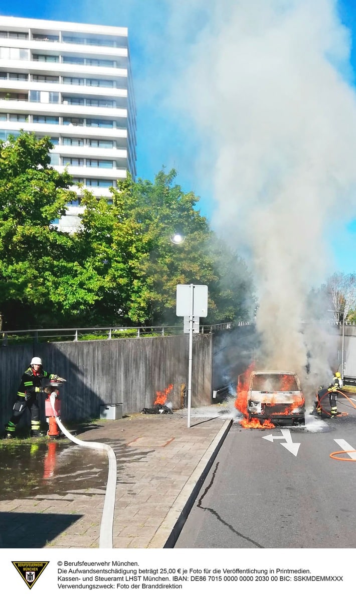 FW-M: Rauchsäulen über der Stadt (Milbertshofen/Obersendling)