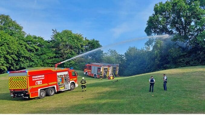 FW-M: Vegetationsbrand schnell im Griff (Freiham)