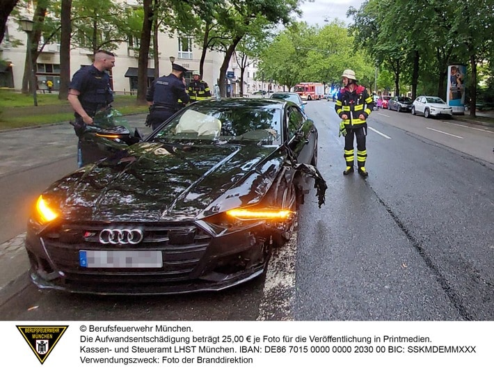 FW-M: Verkehrsunfall mit hohem Schaden (Altstadt)