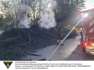 FW-M: Zwei Brände in kurzer Zeit (Moosach/Ludwigsfeld)