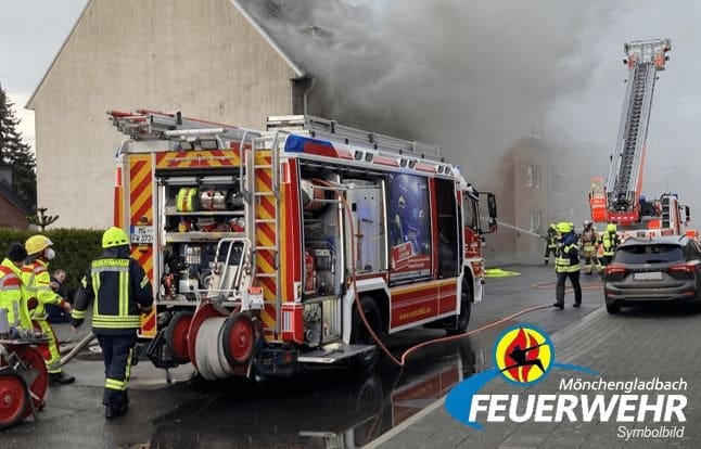 FW-MG: Brand im Schlafzimmer