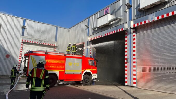 FW-MH: Brand bei der MEG
