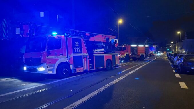 FW-MH: Brand im Waschkeller