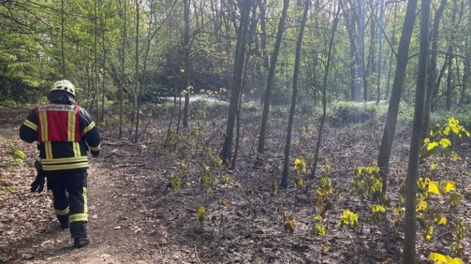FW-MH: Feuerwehr löscht größeren Vegetationsbrand im Wittkamp Park