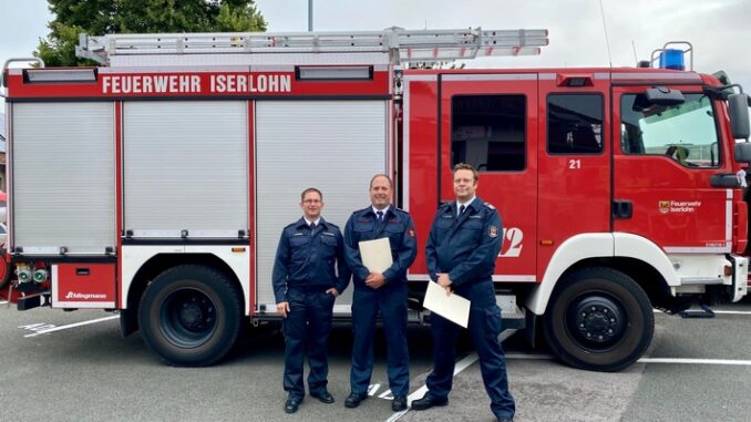 FW-MK: Beförderungen bei der Berufsfeuerwehr