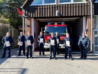 FW-MK: Beförderungen und Ernennungen bei der Löschgruppe Lössel