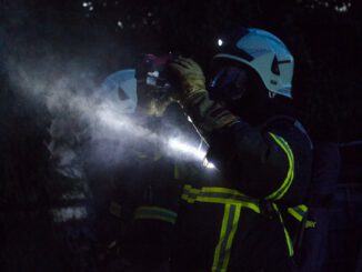 FW-MK: Gartenhütte brennt im Genna
