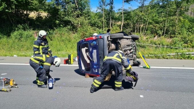 FW-MK: Schwerer Unfall auf der Autobahn BAB 46