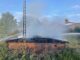 FW Minden: Brand einer leerstehenden Lagerhalle