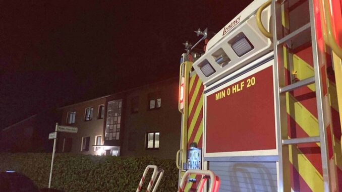 FW Minden: Entstehungsbrand in Bärenkämoen schnell unter Kontrolle
