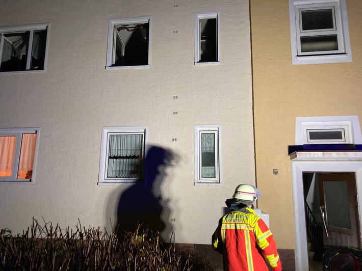 FW Minden: Wohnungsbrand in Rodenbeck schnell gelöscht