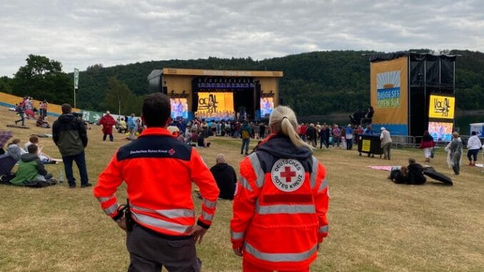 FW-OE: Biggesee Open Air endet Rettungs- und Sicherheitskräfte ziehen positives Resümee