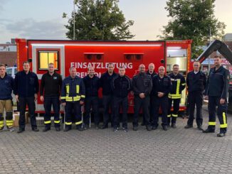 FW-OE: Feuerwehr-Führungseinheit aus dem Kreis Olpe hat in Erftstadt unterstützt