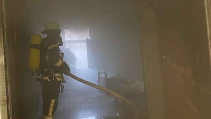 FW-OG: -Brand eines Patientenzimmer in Psychiatrischer Klinik in Offenburg - -Zeitgleich Feueralarm in Jugenddorf -