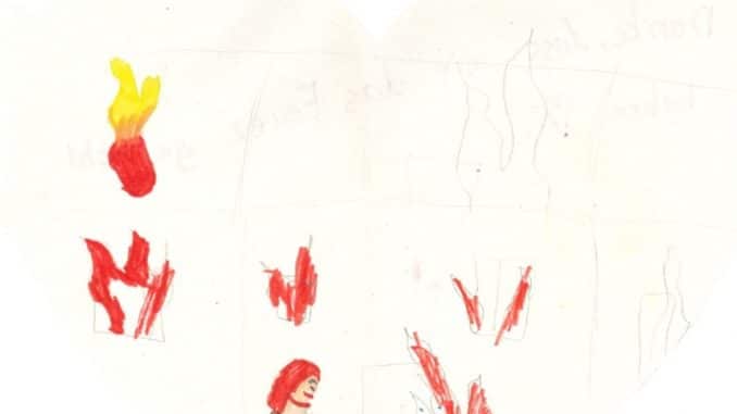 FW-OG: Herzerwärmender Kinderdank an die Hilfskräfte nach Großfeuer