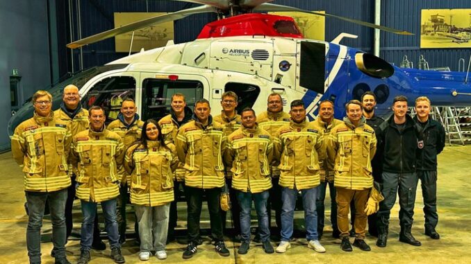 FW-OLL: Feuerwehr Huntlosen zu Besuch bei den "fliegenden Augen" aus Rastede