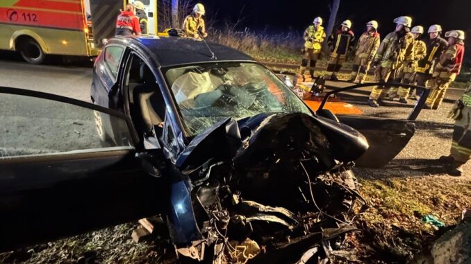 FW-OLL: Verkehrsunfall auf der Garreler Straße