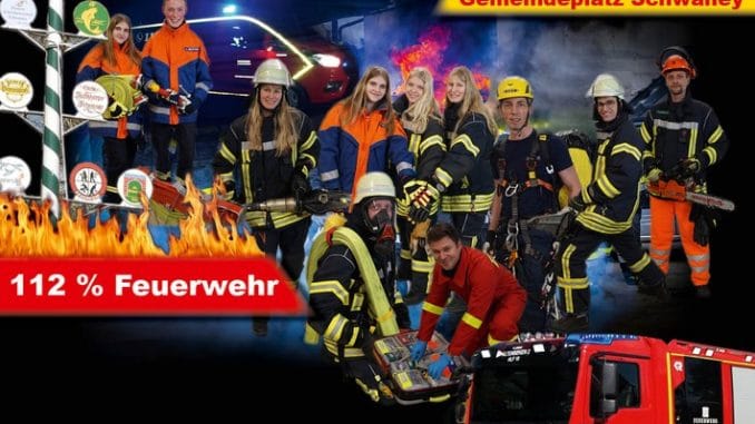FW-PB: Vereinsbaum und Maikranz werden aufgestellt - 112 Prozent Feuerwehr erleben