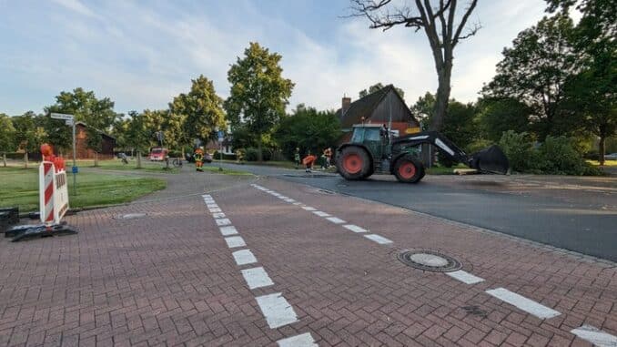 FW-ROW: Die Feuerwehren der Samtgemeinde Bothel hatten ein einsatzreiches Wochenende Freitag 28.07. -Sonntag 30.07.