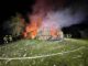 FW-ROW: Fachwerkgebäude durch Feuer komplett zerstört