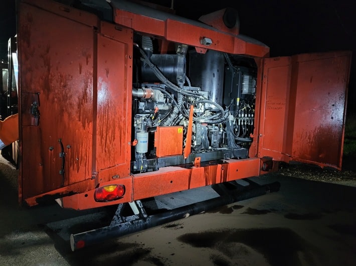 FW-ROW: Futtermischwagen soll brennen