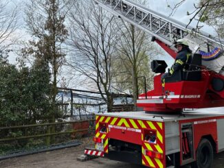 FW-ROW: Pferdestall steht in Flammen