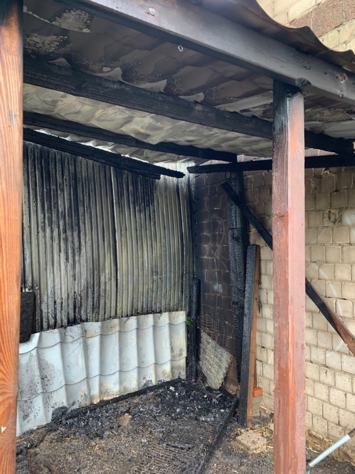 FW-ROW: Schuppenbrand in Zeven