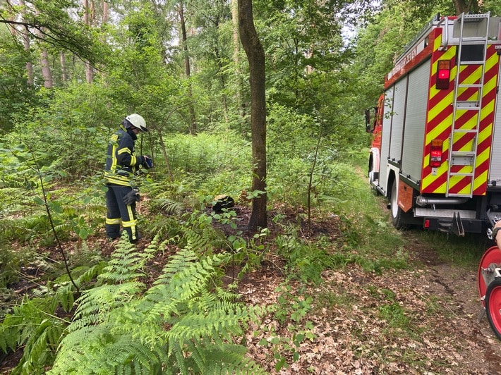 FW-ROW: ++ Unklarer Brandgeruch nach Stromausfall ++ Feuer im &quot;Großen Holz&quot; in Zeven