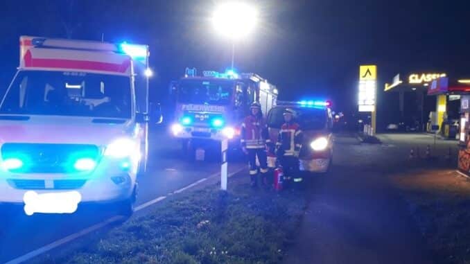 FW-ROW: Verkehrsunfall auf B75 in Sottrum