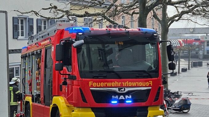FW-Radolfzell: Einsatz auf dem Wochenmarkt