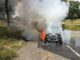 FW-Radolfzell: Fahrzeugbrand auf der B 33