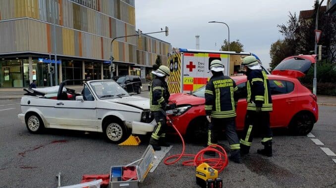 FW-Radolfzell: Verkehrsunfall Haselbrunnstraße