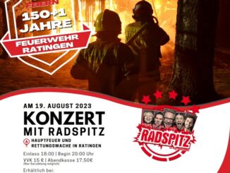 FW Ratingen: 151 Jahr Feier der Feuerwehr Ratingen - Rock in der Feuerwache