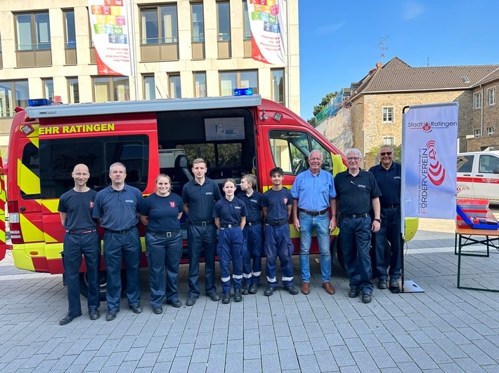 FW Ratingen: Feuerwehr bei der 18. Meile des Ehrenamtes