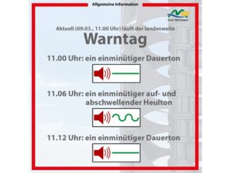 FW Ratingen: Landesweiter Warntag am Donnerstag