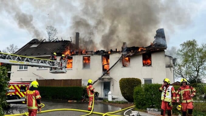 FW Ratingen: Überörtliche Hilfe in Velbert