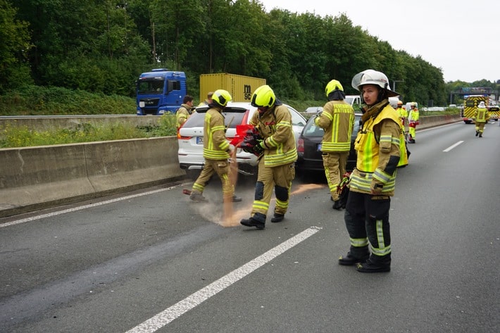 FW Ratingen: Verkehrsunfall BAB 3