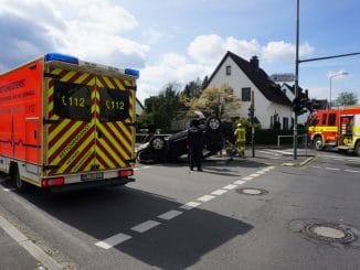 FW Ratingen: Verkehrsunfall mit 2 beteiligten PKW, 12:36 Uhr