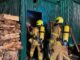 FW Ratingen: Werkstattgebäude gerät in Brand - Feuerwehr Ratingen im Einsatz
