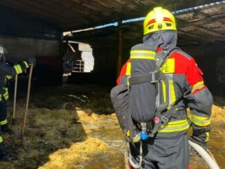 FW-SE: Feuer auf einem landwirtschaftlichen Betrieb