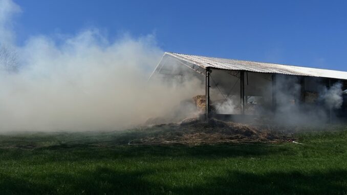 FW-SE: Feuer in einem landwirtschaftlichen Betrieb