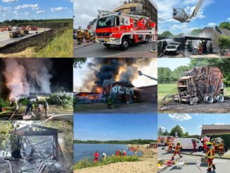 FW-SE: Feuerwehren im Kreis Segeberg im Juni stark gefordert