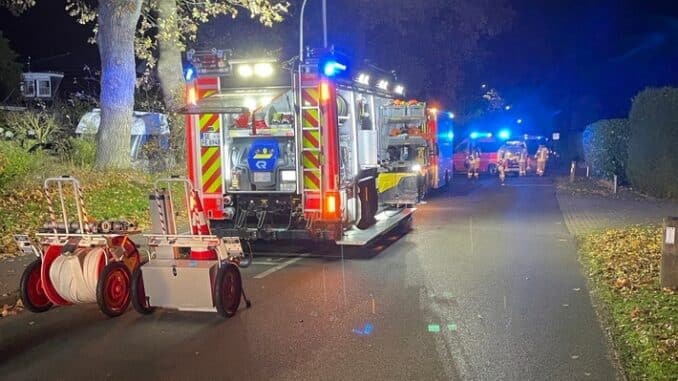 FW-SE: Gasaustritt in einer Doppelhaushälfte